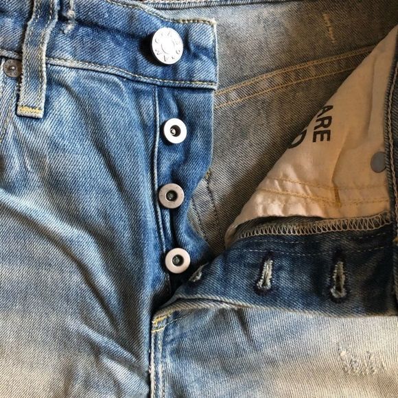 AMO Babe Sweet Cheeks Light Wash Blue Jeans Size 26 - Picture 5 of 9